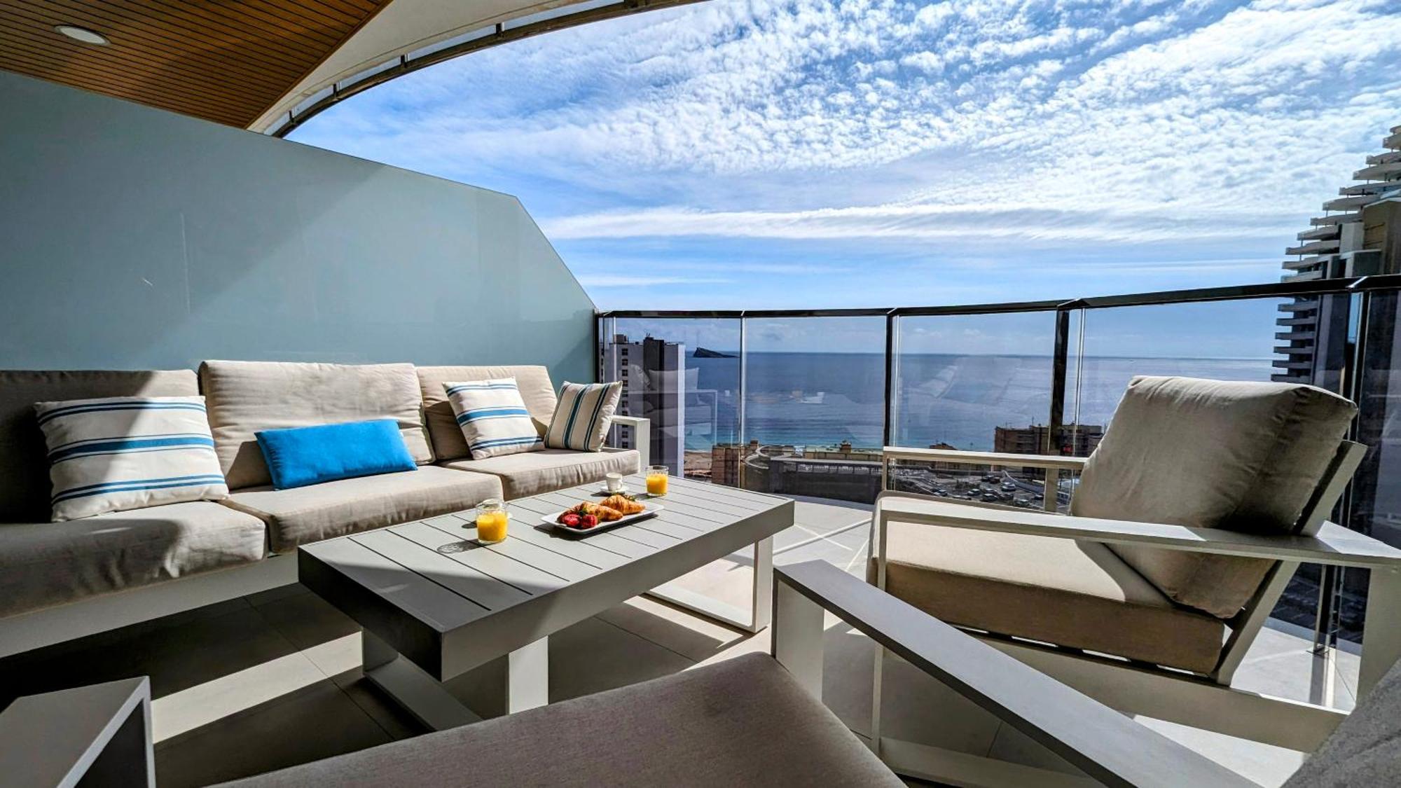 Sunset Waves Luxury Apartment 貝尼多姆 外观 照片