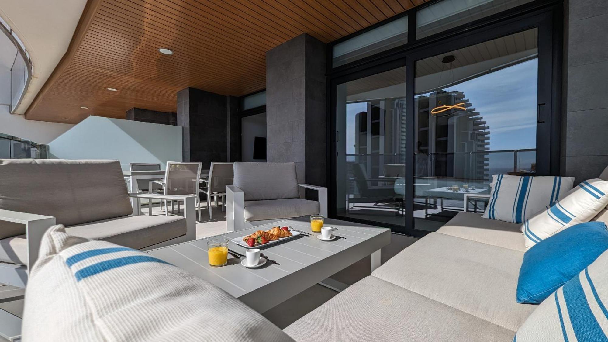 Sunset Waves Luxury Apartment 貝尼多姆 外观 照片