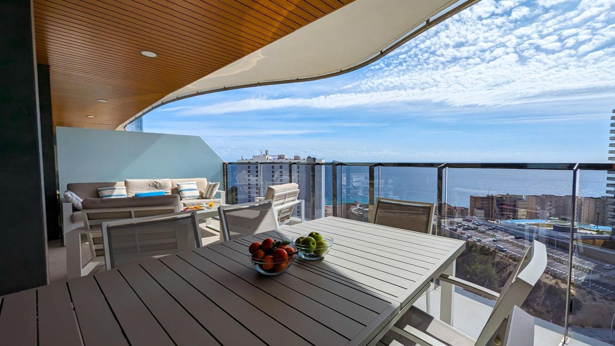 Sunset Waves Luxury Apartment 貝尼多姆 外观 照片
