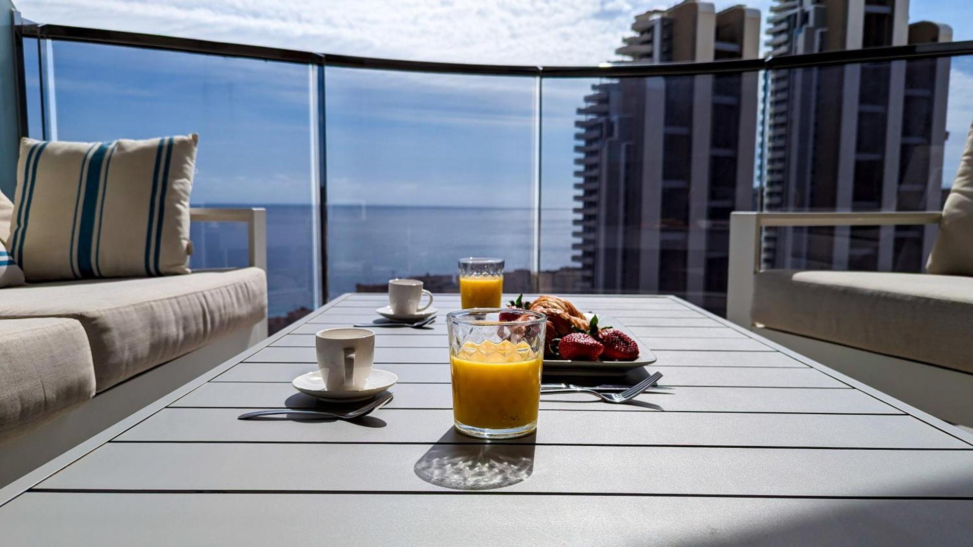 Sunset Waves Luxury Apartment 貝尼多姆 外观 照片